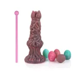 8 IN Silicone Fantasy Alien Egg-Laying Dildo Ovipositor Sex Toy - Image 2