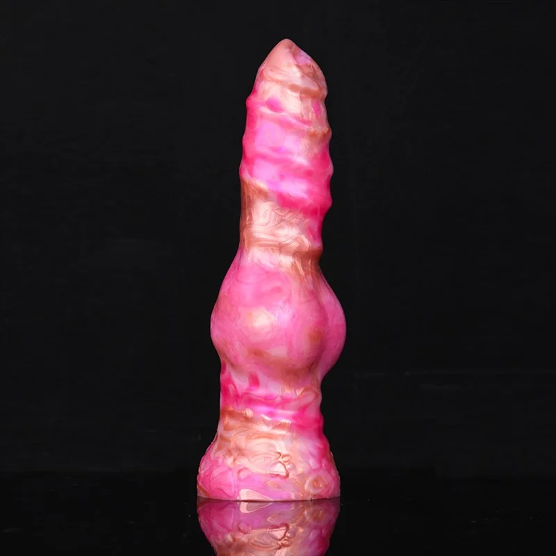 8.5 IN Fantasy Dog Dildo With Knot Silicone Animal Penis 3 8.5 IN Fantasy Dog Dildo With Knot Silicone Animal Penis 3