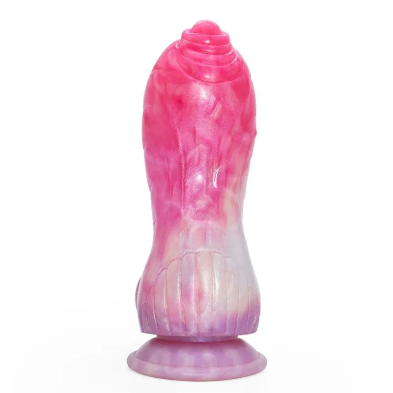 9d80fa591e1aa036 7 IN Thickness Pink Exotic Dildo Fantasy Adult Toy - Image 4