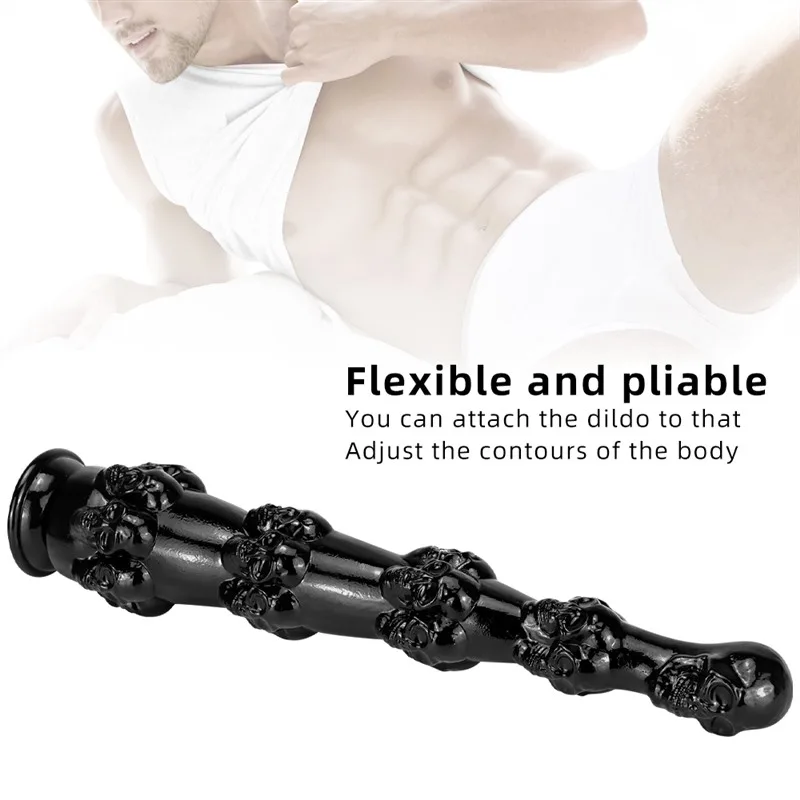 14.5 IN Long Bendable Monster PVC Dildo Skull Anal Dilator 5 14.5 IN Long Bendable Monster PVC Dildo Skull Anal Dilator 5