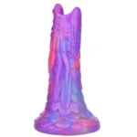 7 IN Glow-In-The-Dark Dragon Head Shaped Egg-Laying Dildo Ovipositor Sex Toy - Image 6