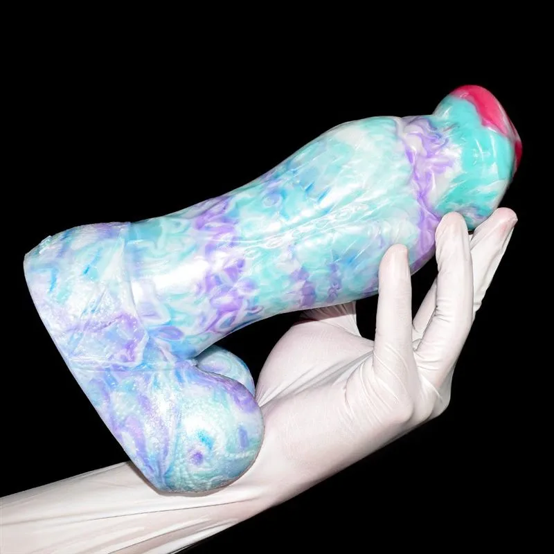 9 IN Thickness Mushroom Head Dildo with Balls 3 9 IN Thickness Mushroom Head Dildo with Balls 3