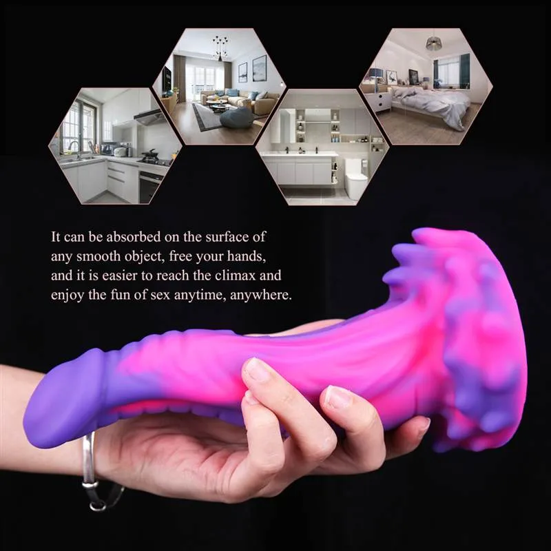 8 IN Purple Mamba-Shaped Snake Dildo Sex Toy 5 8 IN Purple Mamba-Shaped Snake Dildo Sex Toy 5