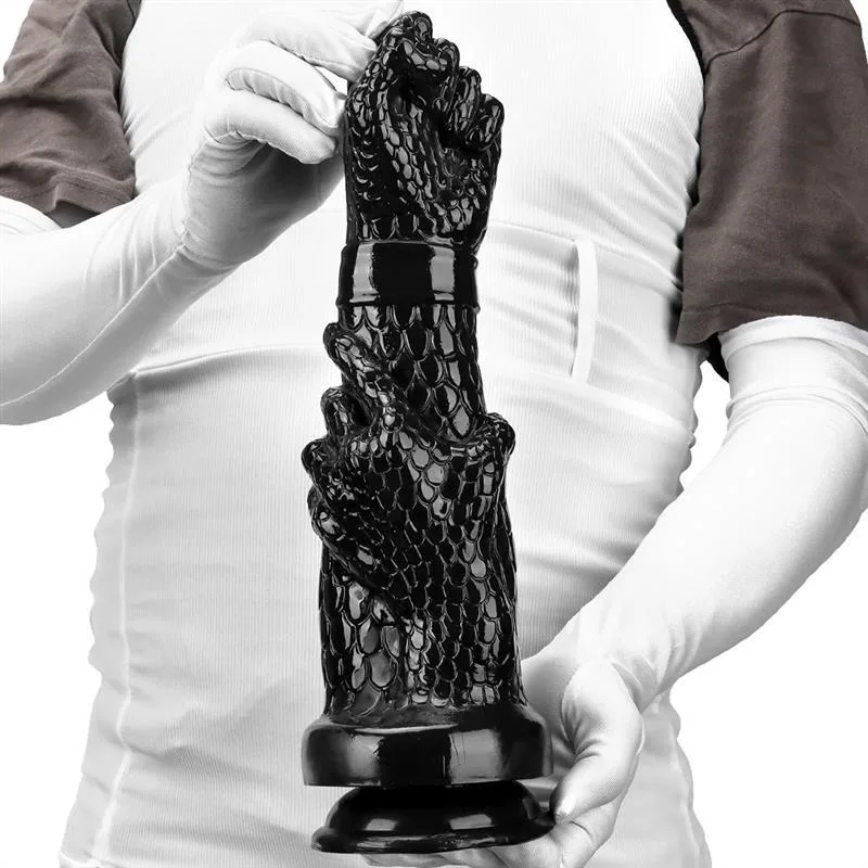 13 IN Huge Black Fist PVC Dildo Hand Butt Plug 7 13 IN Huge Black Fist PVC Dildo Hand Butt Plug 7