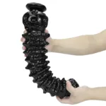 16.5 IN Giant Black Monster Dildo Demon PVC Anal Plug - Image 5