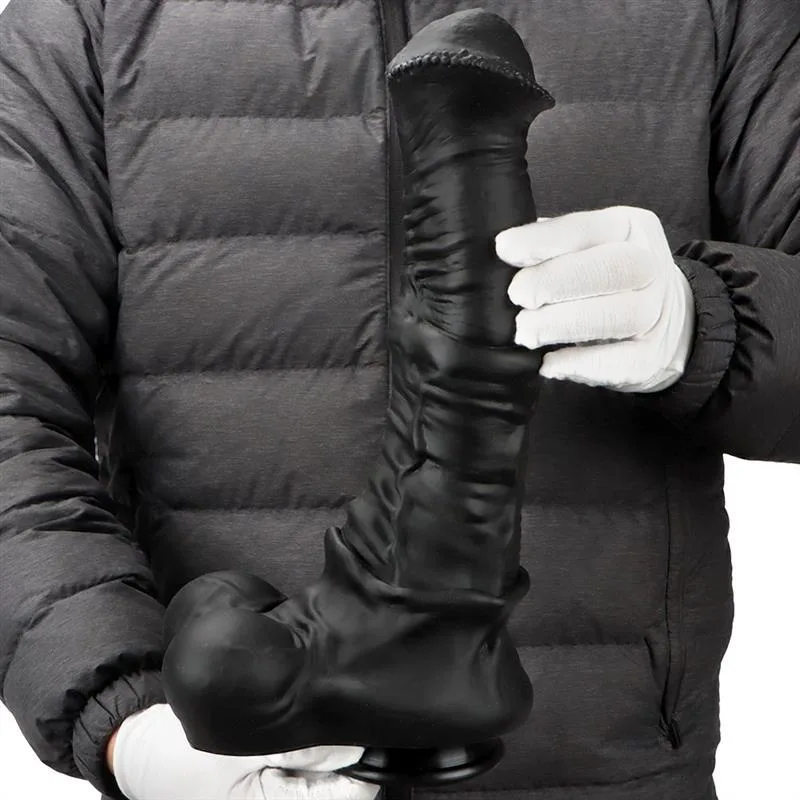 10/11/13 IN Huge Black Horse Cock Silicone Animal Dildo 6 10/11/13 IN Huge Black Horse Cock Silicone Animal Dildo 6