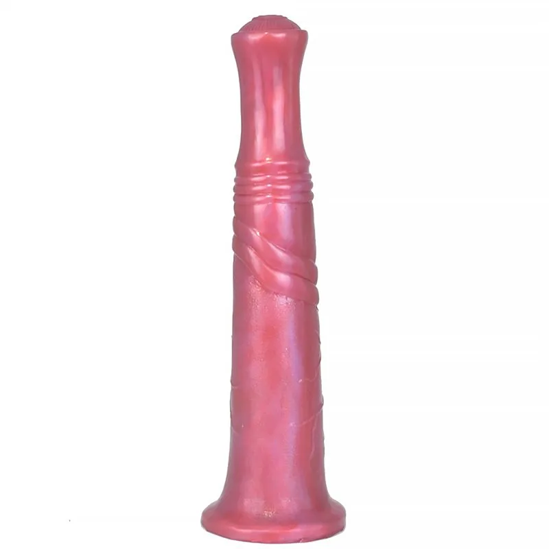 ba34698480f5f609 11 IN Long Pony Horse Dildo Silicone Animal Sex Toy - Image 3