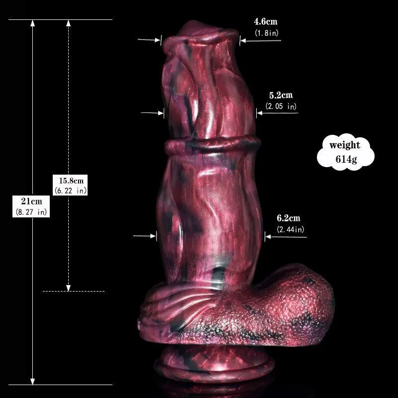 8 IN Thick Horse Dildo with Balls Suction Cup Animal Dick 1 8 IN Thick Horse Dildo with Balls Suction Cup Animal Dick 1