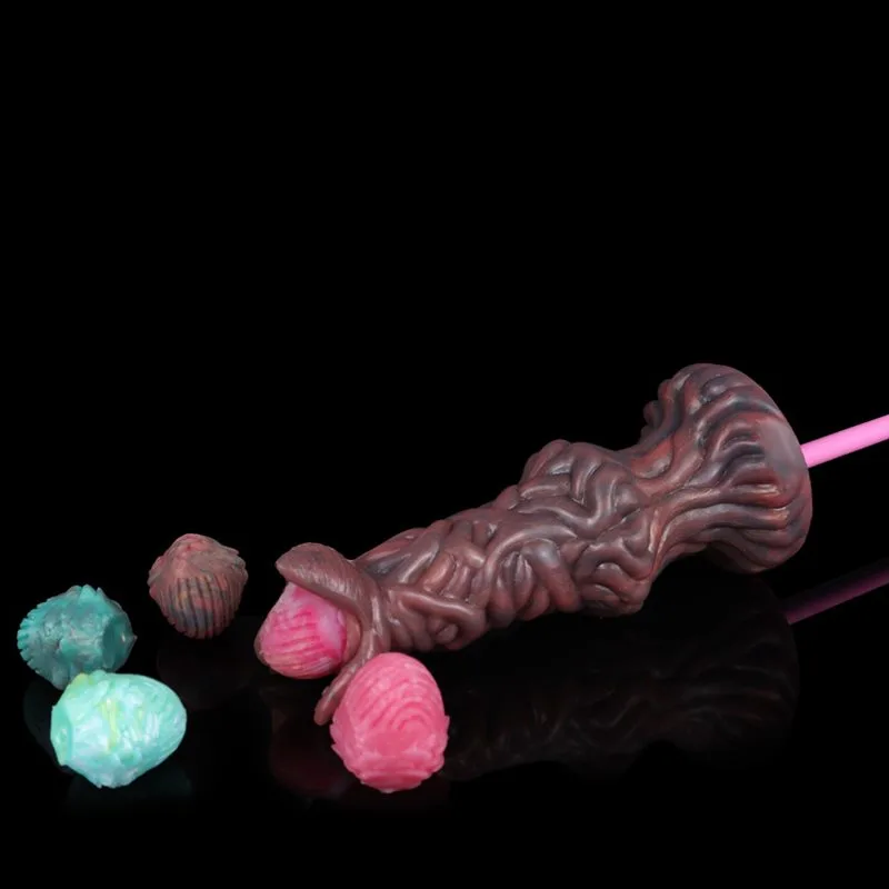8 IN Silicone Fantasy Alien Egg-Laying Dildo Ovipositor Sex Toy 7 8 IN Silicone Fantasy Alien Egg-Laying Dildo Ovipositor Sex Toy 7