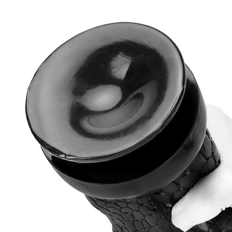 c268bd6e95bc675b 13 IN Huge Black Fist PVC Dildo Hand Butt Plug - Image 7