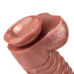 11.5 IN Massive Monster Dildo PVC Alien Sex Toy Black/Blue/Brown - Image 8