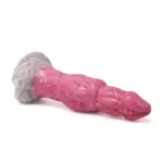 9 IN Rechargeable Fat Alien Vibrating Dildo - Image 5