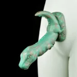 8.5 IN Green Dinosaur Dildo Silicone Dragon Sex Toy - Image 2