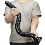 24 IN Extra Long Black Dragon Dildo PVC Anal Snake - Image 7