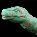 8.5 IN Green Dinosaur Dildo Silicone Dragon Sex Toy - Image 6