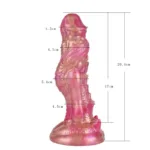 8 IN Fantasy Dragon Dildo Silicone Exotic Sex Toy - Image 2