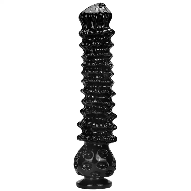 d39cd1b8c45e7473 16.5 Inch Giant Black Monster Alien PVC Dildo