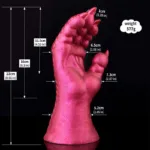 8.5 IN Silicone Dragon Claw Dildo Sex Toy - Image 3