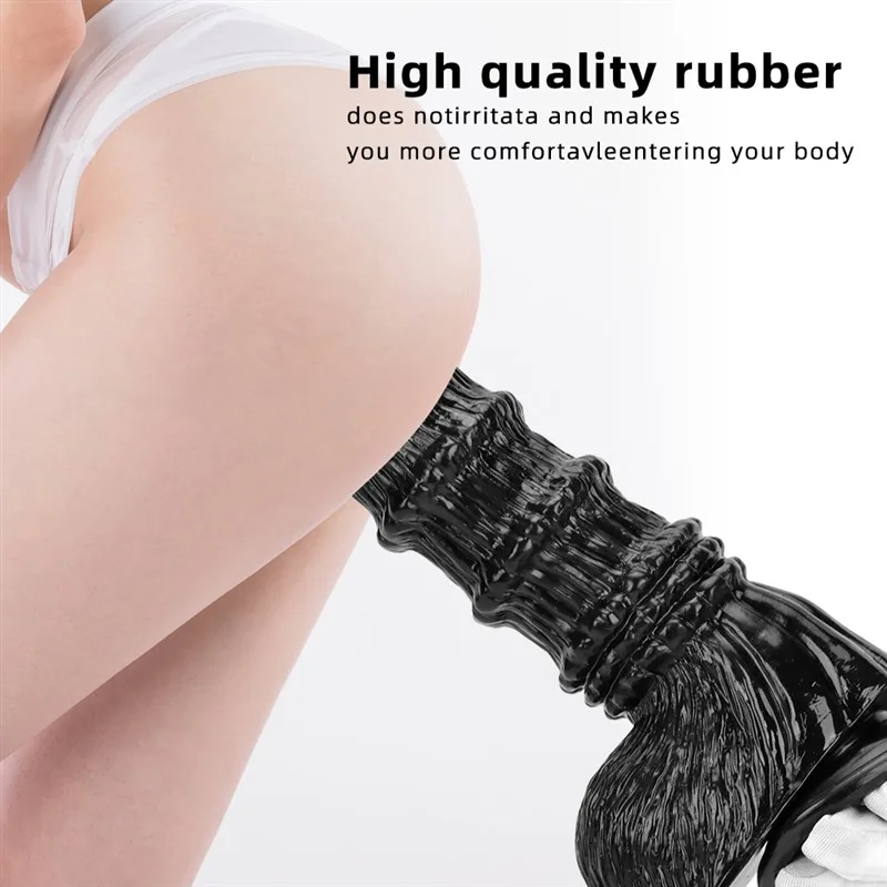 9/9.5/11 IN Black Horse Dildo PVC Animal Sex Toy 5 9/9.5/11 IN Black Horse Dildo PVC Animal Sex Toy 5