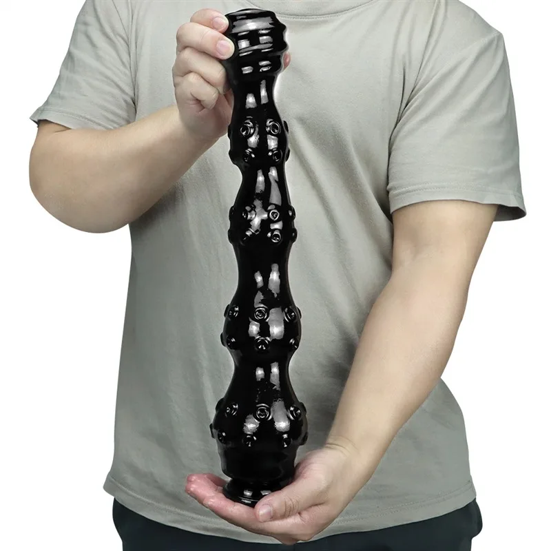 dc7fdac0ea49d0f7 15.5 IN Huge Tentacle Dildo PVC Anal Beads Butt Plug - Image 2