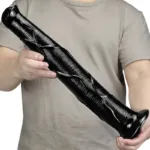 17 IN Oversized Black Pony Cock Animal Horse PVC Dildo - Image 7
