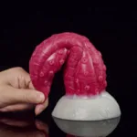 7.5 IN Twisted Tentacle Silicone Dildo Octopus Sex Toy - Image 4