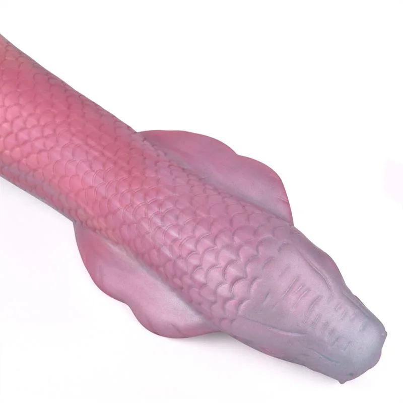 e041137372521b07 15 IN Giant King Cobra Cock Snake Shaped Dildo - Image 6