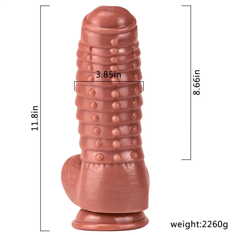 11.5 IN Massive Monster Dildo PVC Alien Sex Toy Black/Blue/Brown 1 11.5 IN Massive Monster Dildo PVC Alien Sex Toy Black/Blue/Brown 1