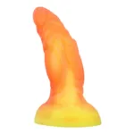 7 IN Orange Dragon Dildo Soft Silicone Anal Plug - Image 2