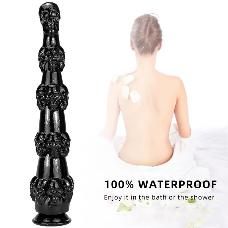 14.5 IN Long Bendable Monster PVC Dildo Skull Anal Dilator 3 14.5 IN Long Bendable Monster PVC Dildo Skull Anal Dilator 3