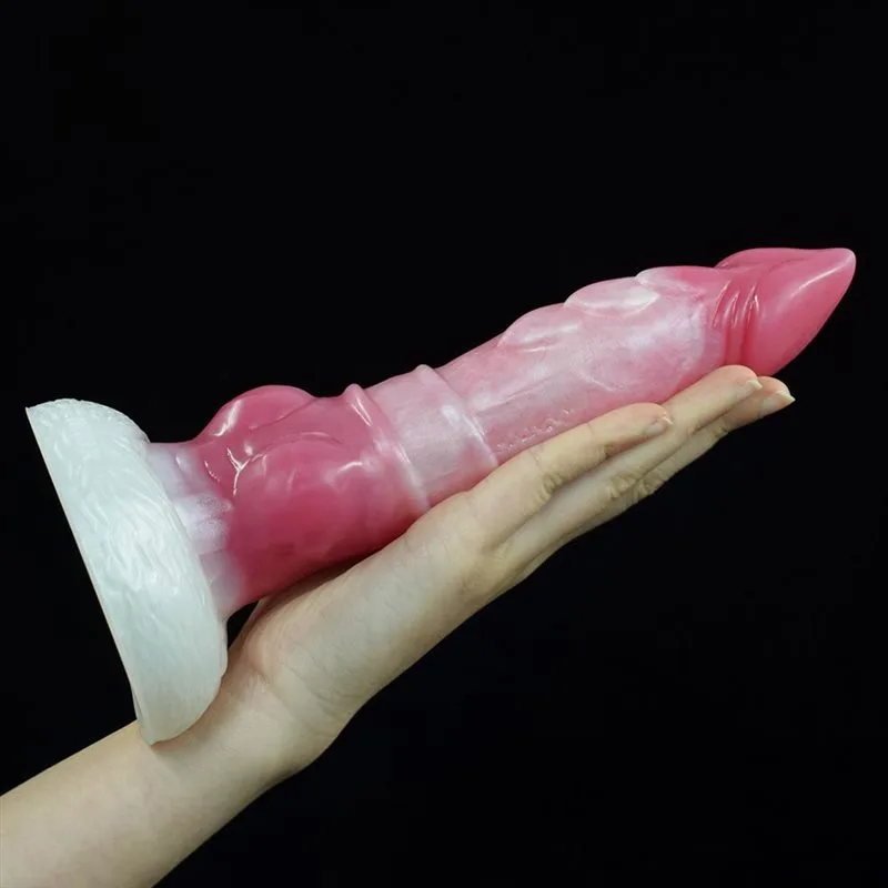 8.5 IN Silicone Demon Knot Dildo Alien Sex Toy 2 8.5 IN Silicone Demon Knot Dildo Alien Sex Toy 2
