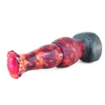 9 IN Fantasy Platinum Cured Silicone Horse Dildo with Thick Knot - Image 5