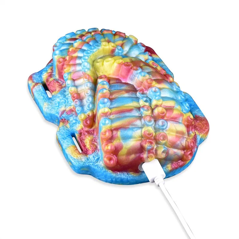 04ad5297eed49765 Fantasy Silicone Strap On Tentacle Grinder Vibrator - Image 4