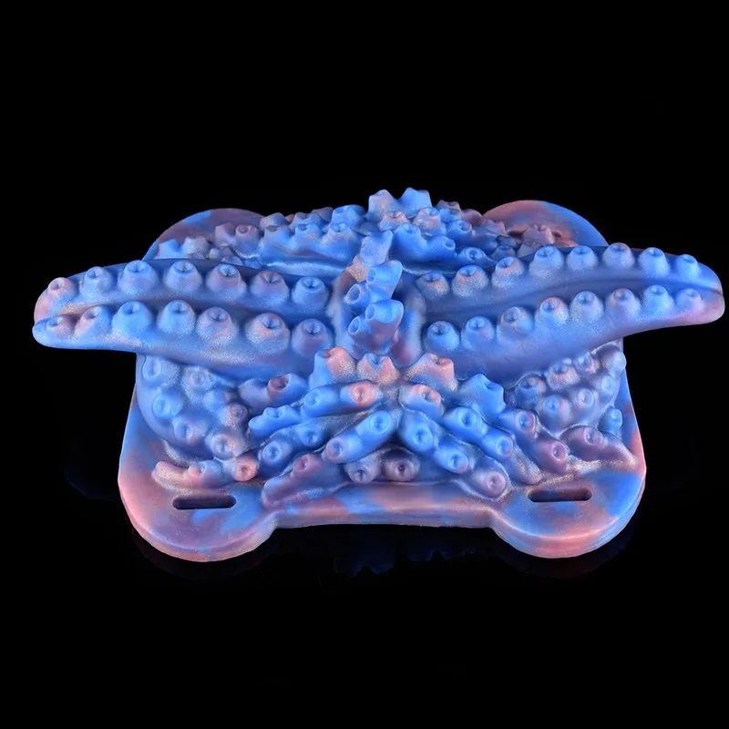 Strap On Tentacle Grinder Blue Grinding Toy for Women 8 Strap On Tentacle Grinder Blue Grinding Toy for Women 8