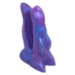 8 IN Purple Alligator Mouth Double Penetration Dildo - Image 3