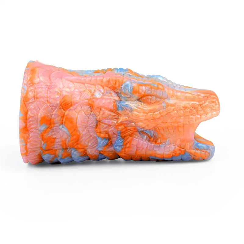 259d662f31bef2ac 4.8 IN Dragon Head Penis Sheath Fantasy Cock Sleeve - Image 5