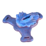 Blue Wearable Silicone Clit Grinder with Hole - Image 5