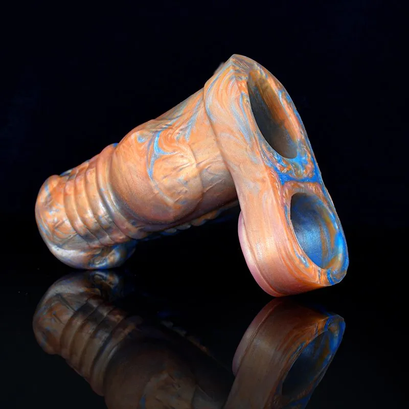 4.5 IN Fantasy Knot Cock Sleeve Open Tip Penis Extender 8 4.5 IN Fantasy Knot Cock Sleeve Open Tip Penis Extender 8