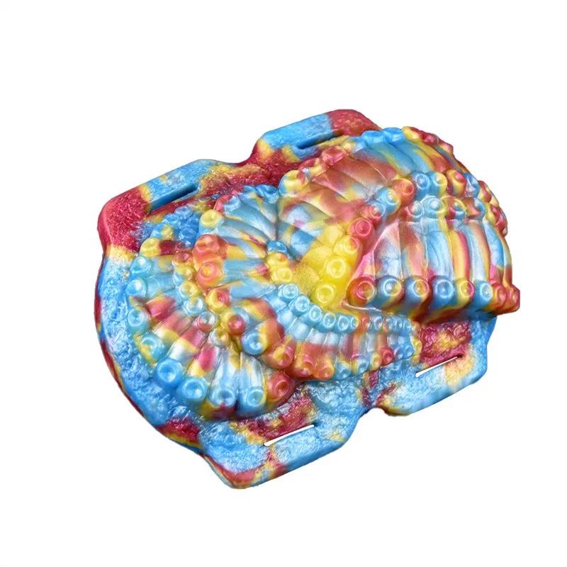 3877548a7d902967 Fantasy Silicone Strap On Tentacle Grinder Vibrator - Image 6