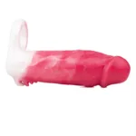 6.4 IN Fantasy Penis Extension Soft Silicone Cock Sheath - Image 11