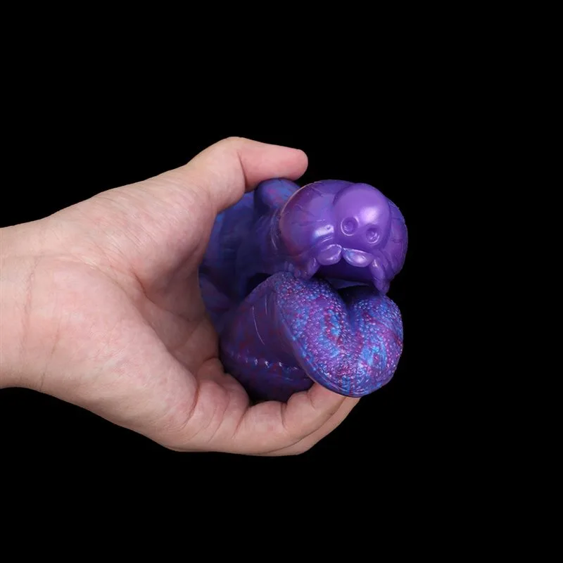 8 IN Purple Alligator Mouth Double Penetration Dildo 7 8 IN Purple Alligator Mouth Double Penetration Dildo 7