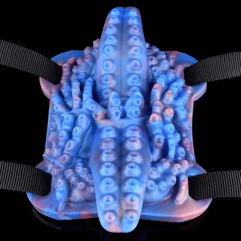 Strap On Tentacle Grinder Blue Grinding Toy for Women 3 Strap On Tentacle Grinder Blue Grinding Toy for Women 3