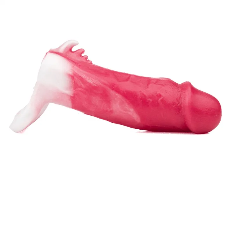57b351b6763f2a96 6.4 IN Fantasy Penis Extension Soft Silicone Cock Sheath - Image 10