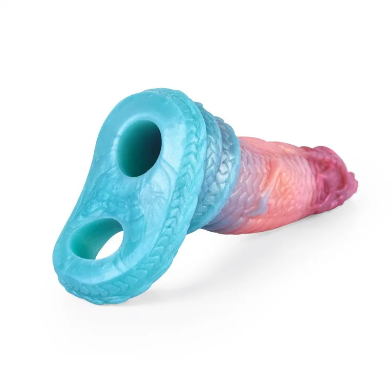 58c3f472aa8077ce 7.7 IN Dragon Cock Sleeve Fantasy Men Penis Extender - Image 7