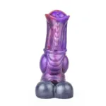 6.5 IN Horse Knot Cock Sleeve Purple Men Penis Extension - Image 3