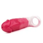 6.4 IN Fantasy Penis Extension Soft Silicone Cock Sheath - Image 9