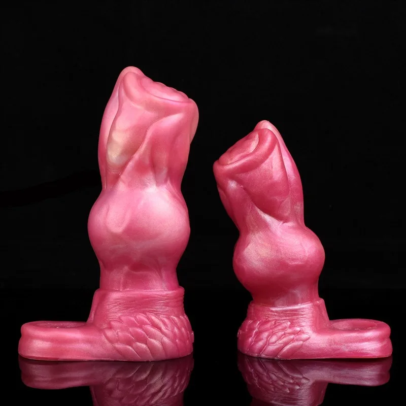 5.3/6.5 IN Knot Cock Sleeve Silicone Men Penis Sheath 3 5.3/6.5 IN Knot Cock Sleeve Silicone Men Penis Sheath 3