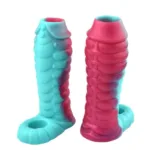 5.9 IN Open Tip Dragon Sleeve Silicone Penis Sheath - Image 3