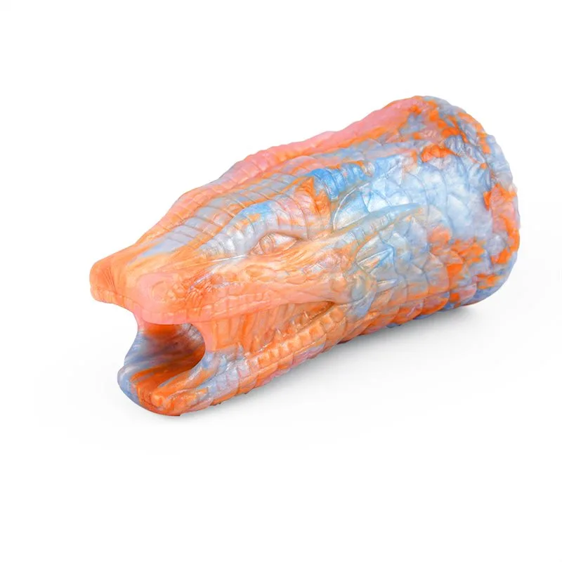 78941eb66cffc6b2 4.8 IN Dragon Head Penis Sheath Fantasy Cock Sleeve - Image 3