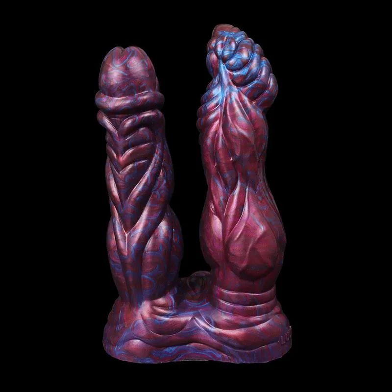 8 IN Fantasy Silicone Double-Headed Alien Dildo 4 8 IN Fantasy Silicone Double-Headed Alien Dildo 4